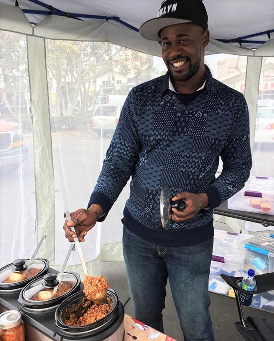 Dami's Famous Foods - Damien Pierre at Marina Del Rey Farmers Market (courtesy)