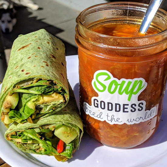 Soup Goddess - Bae-rito and Cabbage Fit Soup (Foodzooka)