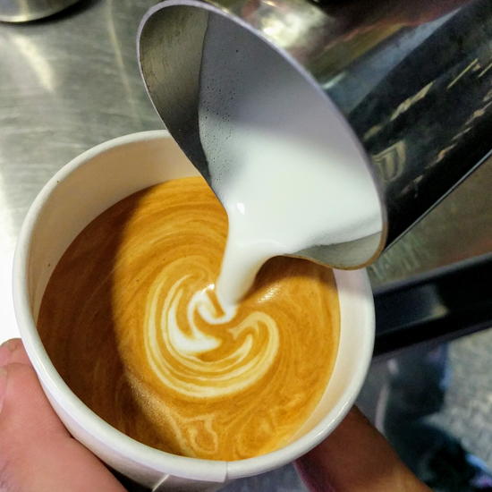 The Roast Truck - Latte art (Foodzooka)