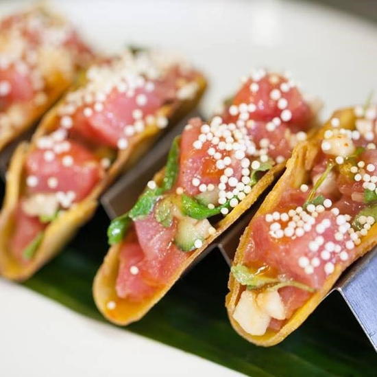 Upper West (courtesy) - Ahi Tuna Crispy Plantain Tacos