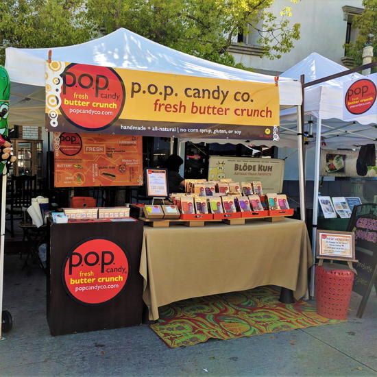 p.o.p. candy co. - Farmers market stand (Foodzooka)